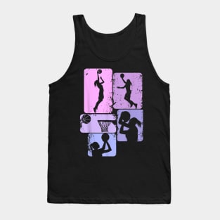 Basketball Girl Women Girls Kids Tank Top